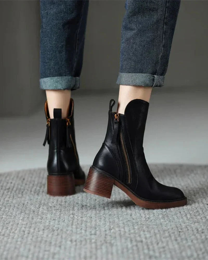 Marta | Botas con un tacón cómodo - elegantes y atemporales