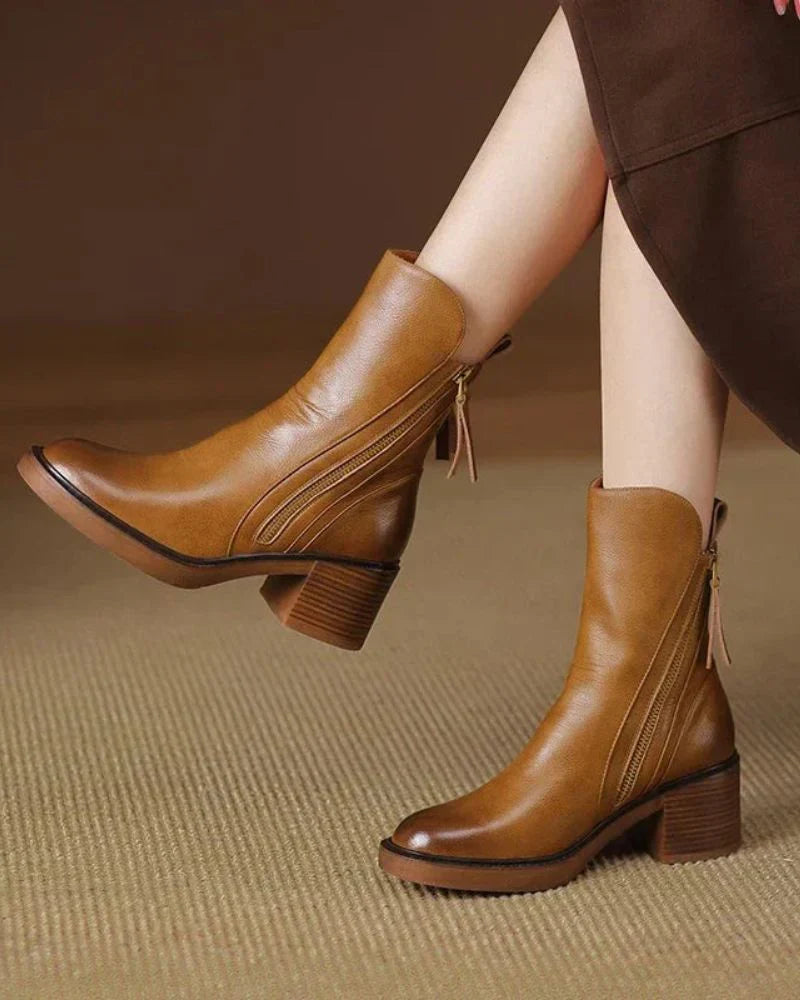 Marta | Botas con un tacón cómodo - elegantes y atemporales