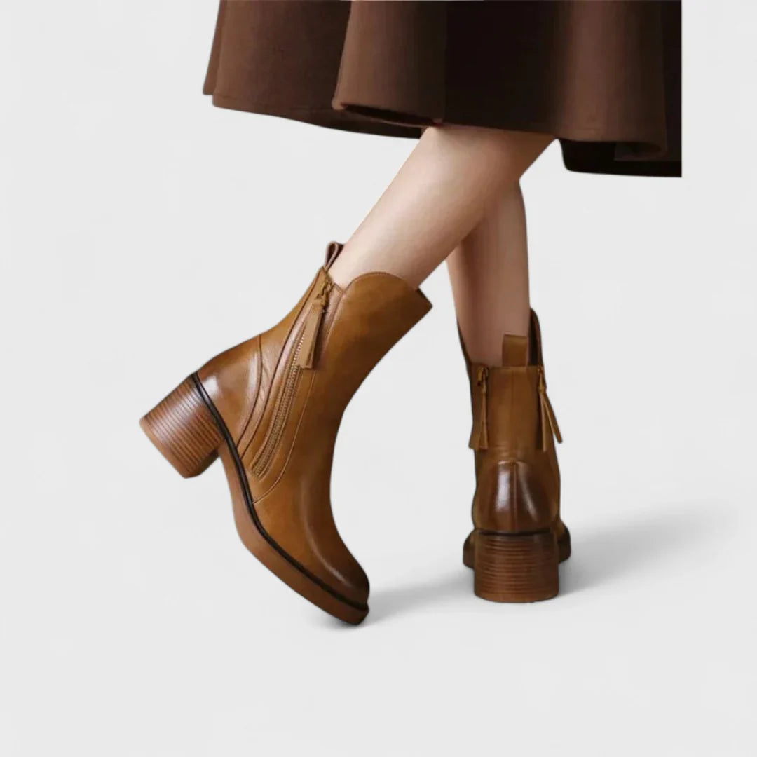 Marta | Botas con un tacón cómodo - elegantes y atemporales