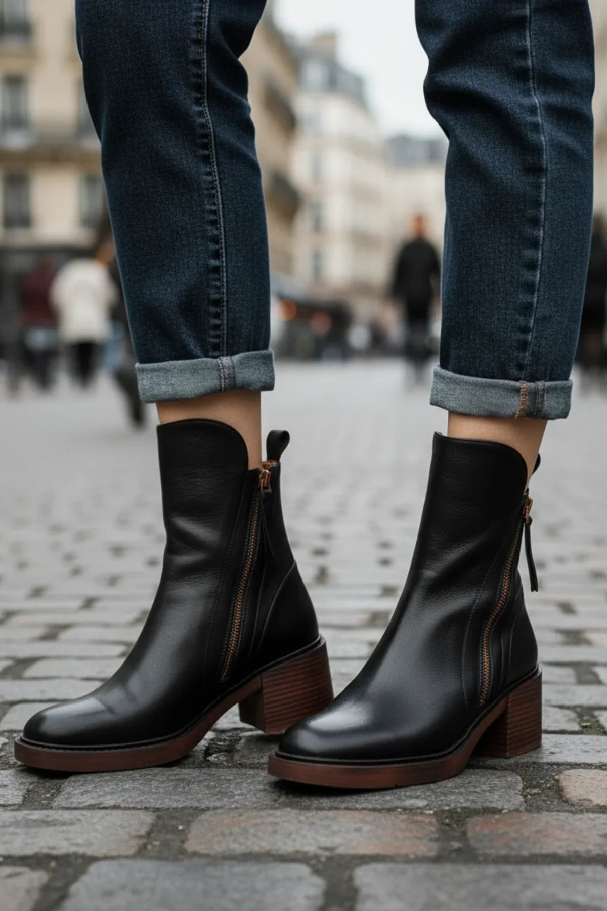 Marta | Botas con un tacón cómodo - elegantes y atemporales